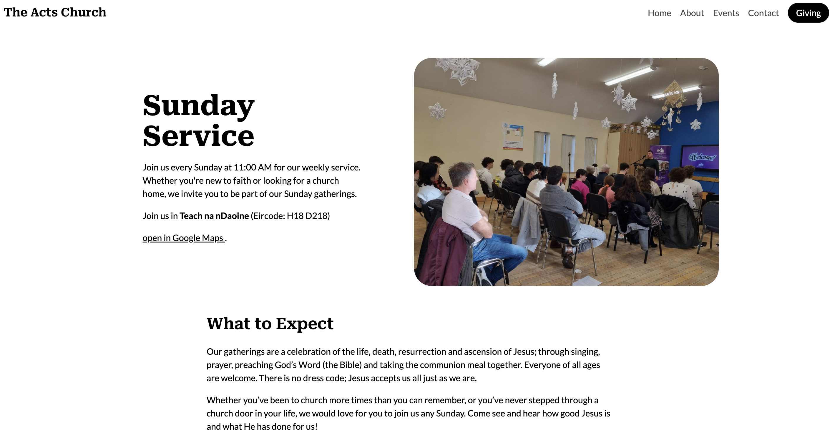 Sunday Service